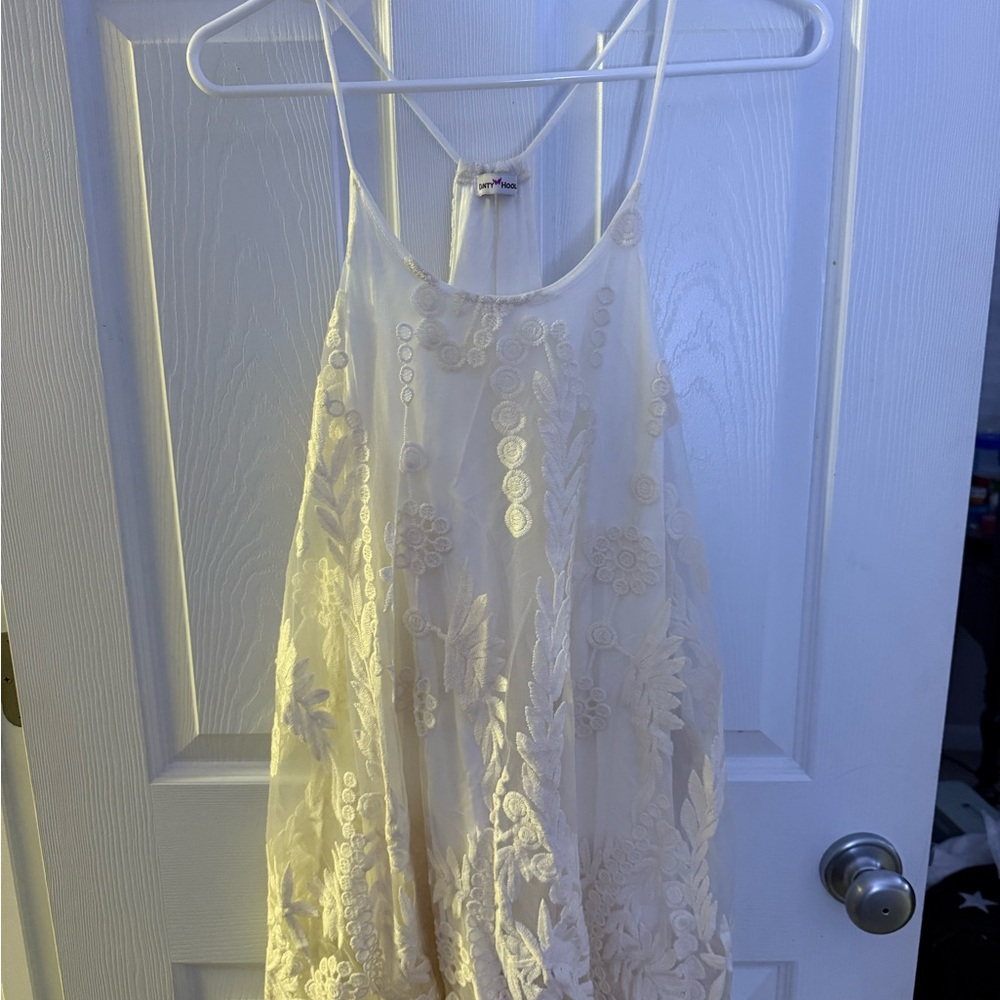 Dainty Hooligan white lace dress